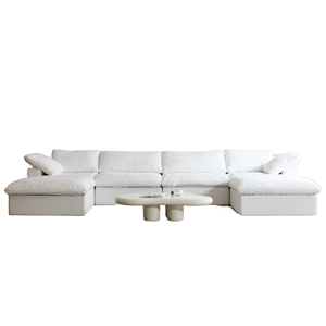 Set Sofa Modular ATUNUS <span class=keywords><strong>USA</strong></span>, Pengiriman Langsung, Sofa Kain Modern dengan Busa, Warna Hitam Putih Abu-abu, untuk Ruang Tamu Apartemen - Product Image 3