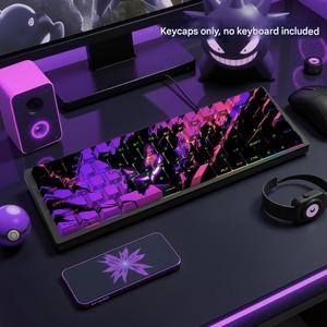 Cá tính gen-gar Keycaps Side mờ PBT thăng hoa Cherry prrofile cho 68/75/84/87/96/104 Bàn phím cơ khí - Product Image 3