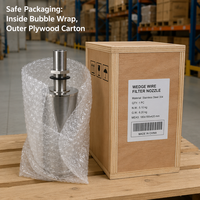Nosel Filter Layar Johnson V-wire untuk Filter Pasir dan Penukar Ion