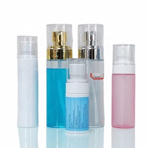 Factory Instock 3.3oz 4oz 5oz 100ml 120ml 150ml <b>clear</b> Frosted Empty Bottle Plastic PET Bottles Toner Bottle with White Screw Cap - Product Image 2