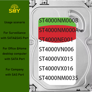 <span class=keywords><strong>Disque</strong></span> <span class=keywords><strong>dur</strong></span> interne ST4000VX015 SkyHawk 4 To pour la surveillance, SATA 3.5, performances 24/7 pour l'enregistrement vidéo - Product Image 2