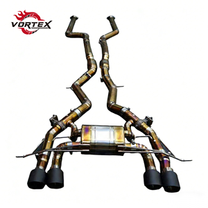 Escape Trasero Vortex para BMW M2 G87 S58 3.0T 2023-2025, Acero Inoxidable 304 o Titanio con Control de Válvula OEM - Product Image 1