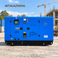 Groupe électrogène diesel silencieux 100 kVA 125 kVA 200 kVA, groupe électrogène diesel entièrement automatique, démarrage rapide pour les situations d'urgence