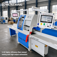 Scie de coupe transversale CNC automatique pour la production de structures en bois et usines de canapés - Machine de coupe de s