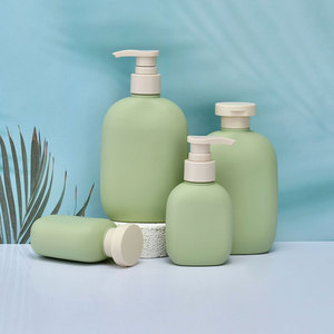 ขวดแชมพูล้างตัวสีเขียวบรรจุเครื่องสำอางขนาด260มล. หรูหราขนาด100มล. พร้อมฝาปิด - Product Image 1