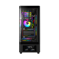 Boîtier de PC de jeu AntarcChill avec panneau latéral en verre incurvé haut de gamme, épaisseur 0,6 mm, best-seller