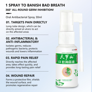 El spray bucal portátil más vendido de China, para úlceras orales, burbujas prolongadas y mal aliento. - Product Image 4