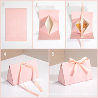 Boîte en carton magnétique personnalisable avec doublure en éponge, recyclable, pour l'emballage de cadeaux sucrés