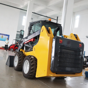 Gratis pengiriman skid steer pemuat mesin pencari tanah EPA CE selip mini steer dengan ember untuk dijual