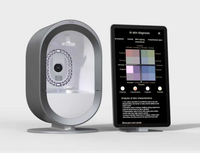 Analyseur de Peau Intelligent 3D IA pour Prédiction du Vieillissement Cutané, Scanner Facial et Machine d'Analyse de la Peau avec 19 Images, pour l'Acné et les Huiles