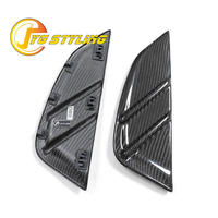 Couvre-aération de garde-boue en fibre de carbone sèche style MP G80 G82 pour BMW M3 M4 2021-ON, kits de carrosserie de remplacement pour grilles latérales en carbone M Performance