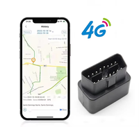 Rastreador GPS OBD para Automóviles, Precisión de 5 m, Almacenamiento en la Nube, Antirrobo para Vehículos, Gestión de Flotas, Sin Necesidad de Carga, Conectividad 4G