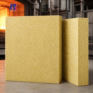 Panneau en <span class=keywords><strong>laine</strong></span> <span class=keywords><strong>de</strong></span> <span class=keywords><strong>roche</strong></span> haute densité industrielle, résistant à la chaleur jusqu'à 650°C, pour l'<span class=keywords><strong>isolation</strong></span> des fours et des fours industriels - Product Image 1