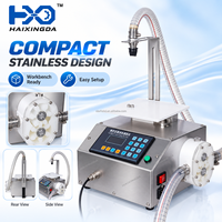 Machine de remplissage numérique à pompe à engrenages, remplisseuse de bouteilles de liquide de bureau avec buse réglable en hauteur pour huile, détergent, lotion et jus