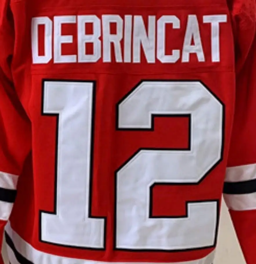 Chicago Alex DeBrincat Beste Qualität Genähtes National Hockey Trikot