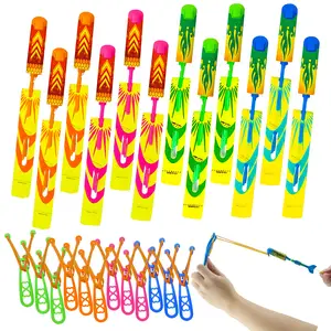 YongnKids giocattoli volanti in schiuma personalizzati lancio a mano sparker LED light finger rocket per la notte in campeggio