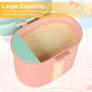 Boîte distributrice de formule portable avec cuillère, conteneur de <span class=keywords><strong>lait</strong></span> en <span class=keywords><strong>poudre</strong></span> pour voyage, étui de rangement épaissi pour collations, grande capacité pour l'alimentation - Product Image 3