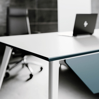 Design moderno di lusso personalizzato Executive Manager Desk MFC tavolo da ufficio stile scrivania esplorare spazio di lavoro marchio garanzia di 3 anni