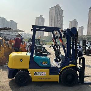 Komatsu-carretilla elevadora de segunda mano con diésel opcional, hecha en Japón, con motor hidráulico - Product Image 2