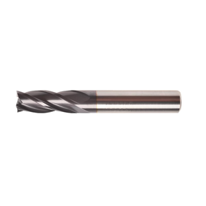 Fraise à queue en carbure monobloc Ttake Ta1407, revêtement Nano TiAlN, hélice de 30 degrés, 4 cannelures, courte, pour finition de contours - Product Image 2