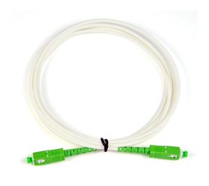 สายเคเบิลต่อไฟเบอร์ singlemode Simplex sc/apc <span class=keywords><strong>TO</strong></span> sc/apc ขาดทุนต่ำ2.0มม./3.0มม. ความยาว2ม. และ3ม. G657A2/G652D - Product Image 1
