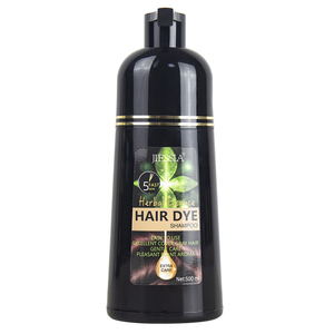 Herbal Color Vip Marca personalizada Fabricante OEM 5 minutos Sin amoníaco Etiqueta Privada Permanente Champú para teñir el cabello negro - Product Image 2