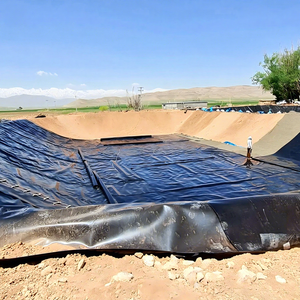 Offre Spéciale HDPE PVC LLDPE EVA Résine Doublure Membrane Géomembrane D'étanchéité pour Bassin D'eau De Pluie Agriculture Étang Barrage Doublure Fish Farm - Product Image 1