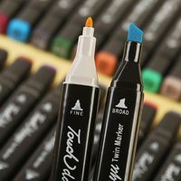 Usine OEM 168 couleurs pointe fine à base d'eau non toxique pour pierre roche métal plastique peinture acrylique marqueurs stylo