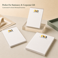 Bloc-notes d'hôtel A5/A6 personnalisé avec logo, bloc-notes de marque d'entreprise en gros pour les événements professionnels et les cadeaux promotionnels