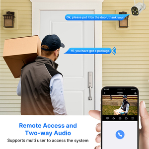4MP Night Vision with Audio 8-channel Outdoor <strong>Security</strong> Camera <strong>System</strong> Home Wireless WiFi Solar <strong>Smart</strong> Camera with Nvr - Product Image 3