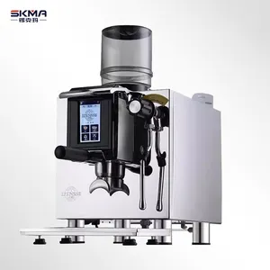 Mesin kopi profesional terbaru 2024 mesin kopi semi-otomatis 110V 220V mudah dioperasikan mesin kopi komersial