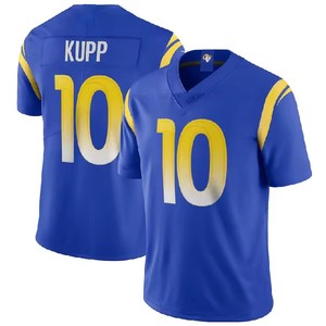 Nuevo al por Mayor 12 #   Puka Nacua 17 #   Adams 8 #   Versículo 99 #   <span class=keywords><strong>Donald</strong></span> 9 # Camisetas de Fútbol Americano Bordadas de los Stafford Los Angeles Limited - Product Image 6