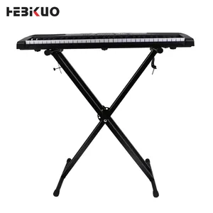 HEBIKUO Q-2XC Customised accessories 54-61 key keyboard stand adjustable double x keyboard stand E.piano stand
