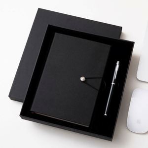 Wholesale Promotion Leather Notebook Gift Set Business Diary With USB Drive Pen Leather Notebook A5 Refillable <b>Journal</b> Gift Set - Product Image 3