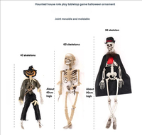 Décorations de Halloween : Crânes, Jour des Morts Mexicain, Joker, Sorcière, Pirate, Squelette, Décoration Maison Hantée, Accessoires de Fête, Modèle 5475