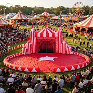 Arco Inflable Gigante Personalizado con Anillo Extraíble para Carnavales, Festivales y Actividades Comerciales al Aire Libre - Product Image 1