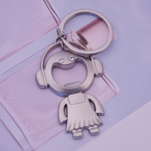 Porte-clés ouvre-bouteille pour filles, joli bijou métallique transparent, ouvre-bouteille peut être personnalisé, livraison directe, nouveau, 2021 - Product Image 3