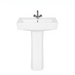 Lavabo sur pied en céramique Direct Factory Polo Set, modèle 4006, vente en gros, commande en gros, OEM Inde - Product Image 1