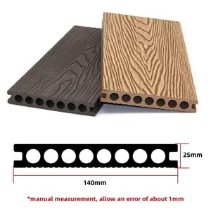 SHENGCHENG WPC - Paneles de Madera Compuesta para Terrazas y Exteriores, Pisos para Interiores, Tablas de Madera Dura Huecas - Product Image 2