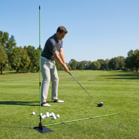 Hot Sale JEX High Quality Iron <strong>Golf</strong> Practice Plate 180 Adjustable Ambidextrous <strong>Golf</strong> <strong>Swing</strong> <strong>Trainer</strong> Custom Logo for Home Outdoor