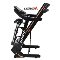 Lijiujia 2024 Equipo de Gimnasio al por Mayor, Caminadora Eléctrica Plegable con Pantalla Táctil, Wifi, TV, Máquina para Correr Multifuncional