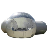 Maison bulle sphérique gonflable en PVC style influenceur, abri bulle d'extérieur pour observation des étoiles dans le jardin