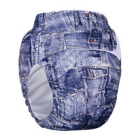 Couche-culotte en tissu réutilisable pour adulte, grande taille, ajustable, lavable, pour prévenir l'incontinence