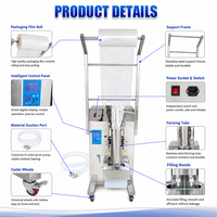 Machine automatique de remplissage et de scellage de sachets de boissons PLC pour usage commercial, emballage de haute précision d'eau, de jus et de shampoing