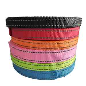 Wholesale Durable 25mm Width Recycle Polyester <b>Webbing</b> High-Strength Tensioning Belt for Garment Accessories - Product Image 1