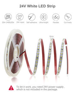 Tira de Luces LED 2835 de Corriente Constante, 120/240 LED, 60D Flexible, 12V/5V, Tira LED RGB para TV - Product Image 2