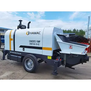 2023 Factory Price Concrete Pumping Machine Mobile Stationary Pumpcrete Machine Diesel Concrete Pump