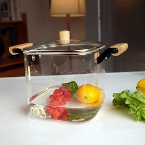 Cocina de Inducción Compatible con tapa de olla de vidrio resistente a los golpes térmicos cuadrados para uso doméstico, suministro a granel para cocinar fideos - Product Image 2