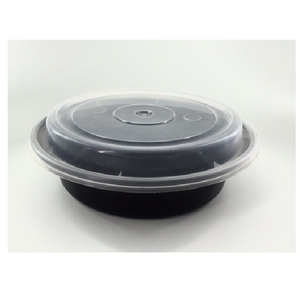 Boîte à lunch jetable transparente en plastique à 3 compartiments Accessoires de cuisine Récipient alimentaire à emporter - Product Image 3