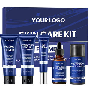 Greenlem – Coffret Soin Visage Homme 5 Pièces Anti-Acné et Contrôle du Sébum à la Niacinamide – Crème Nettoyante Quotidienne aux Herbes – Marque Privée - Product Image 1
